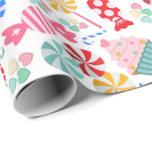 Candy Seamless Musterpapier Geschenkpapier (Rolleneckpunkt)