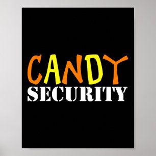 Candy Security Easy Halloween Kostüm für Lazy Adu Poster
