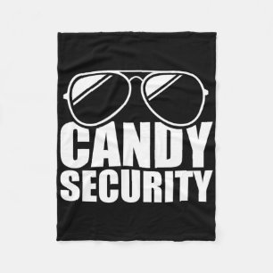 Candy Security Funny Easy Halloween Kostüm Erwachs Fleecedecke