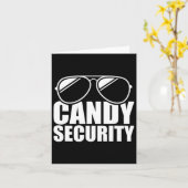 Candy Security Funny Easy Halloween Kostüm Erwachs Karte (Gelbe Blume)