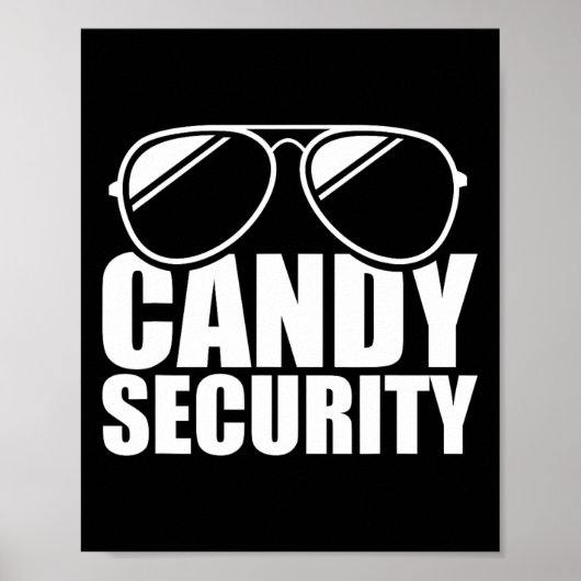 Candy Security Funny Easy Halloween Kostüm Erwachs Poster (Vorne)