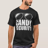 Candy Security Funny Easy Halloween Kostüm Erwachs T-Shirt (Vorderseite)