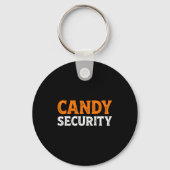 Candy Security Funny Easy Lazy Halloween Dad Mom P Schlüsselanhänger (Vorderseite)