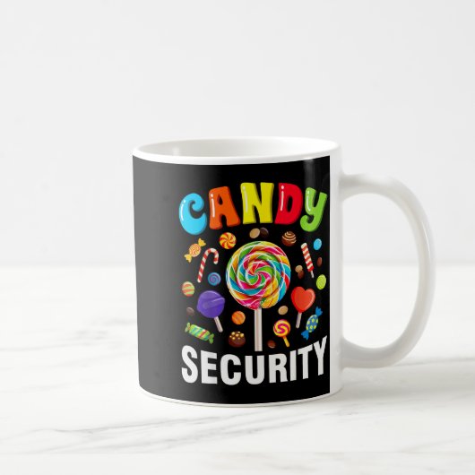 Candy Security Funny Halloween Costume Kaffeetasse (Rechts)