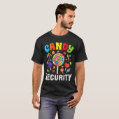 Candy Security Funny Halloween Costume T-Shirt (Vorne ganz)