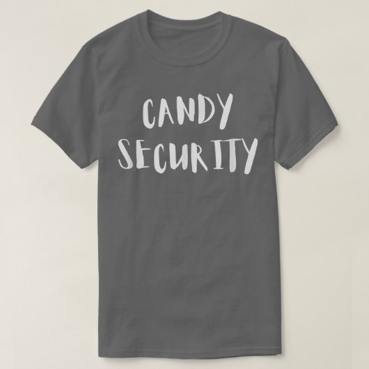 Candy Security Funny Halloween Kostüm 329 T-Shirt (Design vorne)