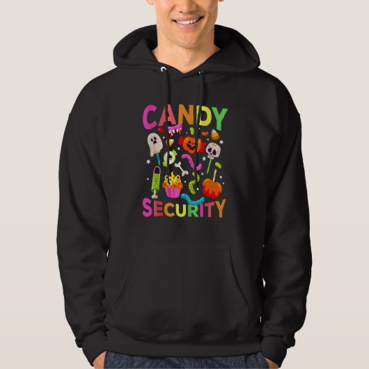 Candy Security Halloween Costume Hoodie (Vorderseite)