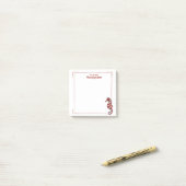 Candy Seepferd Post-it Klebezettel (Auf Schreibtisch)