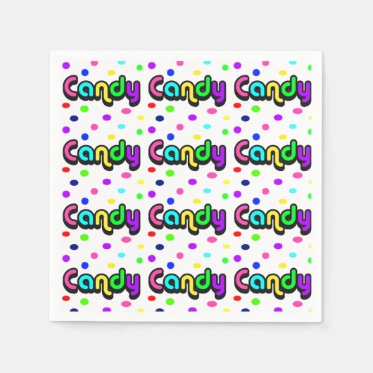 Candy Serviette (Vorderseite)