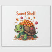 Candy Shell Turtle Geschenkpapier (Flach)