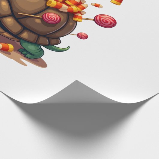 Candy Shell Turtle Geschenkpapier (Ecke)