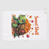 Candy Shell Turtle Golfhandtuch (Horizontal)