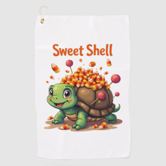 Candy Shell Turtle Golfhandtuch