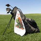 Candy Shell Turtle Golfhandtuch (Gras)