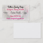 Candy Shop Business Card Visitenkarte (Vorne/Hinten)