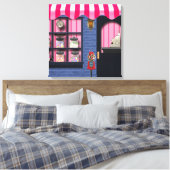 Candy Shop Canvas Print Leinwanddruck (Insitu (Schlafzimmer))