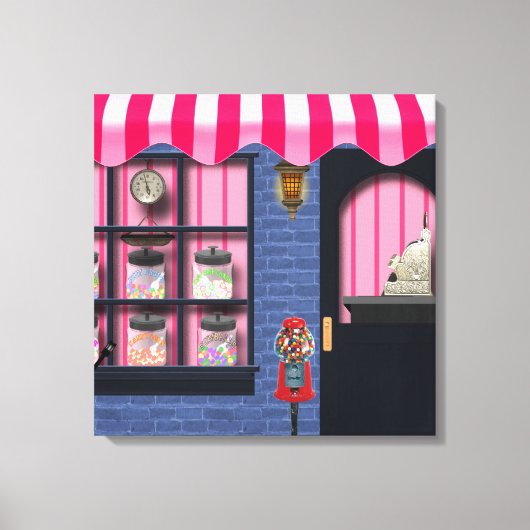 Candy Shop Canvas Print Leinwanddruck (Vorderseite)