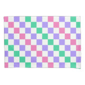 Candy shop diagonal checkerboard pattern kissenbezug (Vorderseite-Links)
