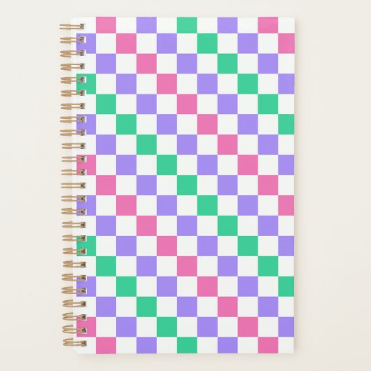 Candy shop diagonal checkerboard pattern planer (Vorderseite)