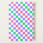 Candy shop diagonal checkerboard pattern planer (Rückseite)