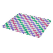 Candy shop diagonal checkerboard pattern schneidebrett (Ecke)