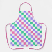 Candy shop diagonal checkerboard pattern schürze (Vorderseite)