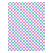 Candy shop diagonal checkerboard pattern tischdecke (Vorderseite)