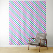 Candy shop diagonal checkerboard pattern wandteppich (Beispiel)