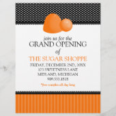 Candy Shop Grand Opening Ankündigung Flyer (Vorne)