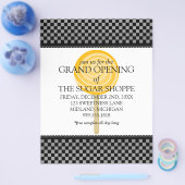 Candy Shop Grand Opening Ankündigung Flyer (Einzeln)