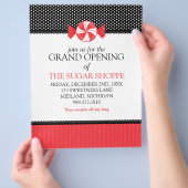 Candy Shop Grand Opening Ankündigung Flyer (Hand)