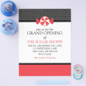 Candy Shop Grand Opening Ankündigung Flyer (Einzeln)