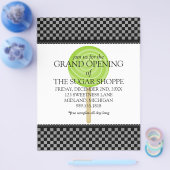 Candy Shop Grand Opening Ankündigung Flyer (Einzeln)