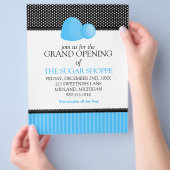 Candy Shop Grand Opening Ankündigung Flyer (Hand)