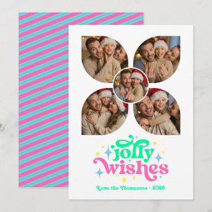 Candy Shop Retro Foto Collage Weihnachten
