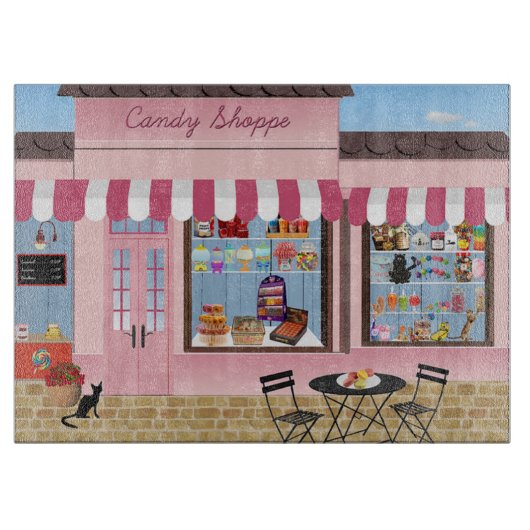 Candy Shop Schneidebrett (Vorderseite)