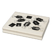 Candy Shop Süßigkeiten Karamelllbonbons gesalzen Gummistempel (Stempel)