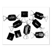 Candy Shop Süßigkeiten Karamelllbonbons gesalzen Gummistempel (Prägung)