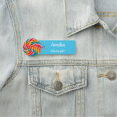 Candy Shop-Süßigkeiten Store Lollipop Mitarbeiter- Namensschild (Beispiel)