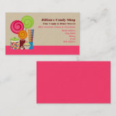 Candy Shop Visitenkarten Visitenkarte (Vorne/Hinten)