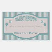 Candy Shoppe Stickers - Aquamarin (Vorderseite)