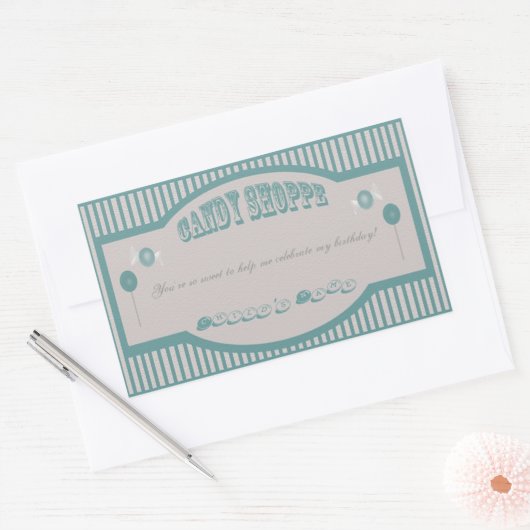 Candy Shoppe Stickers - Aquamarin (Umschlag)