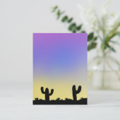 Candy Sky Desert Postkarte (Stehend Vorderseite)