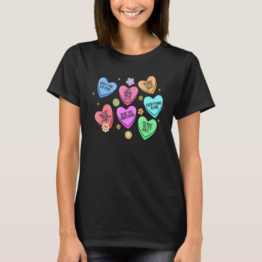 Candy Speech Language Pathologin SLP Valen T-Shirt (Vorderseite)