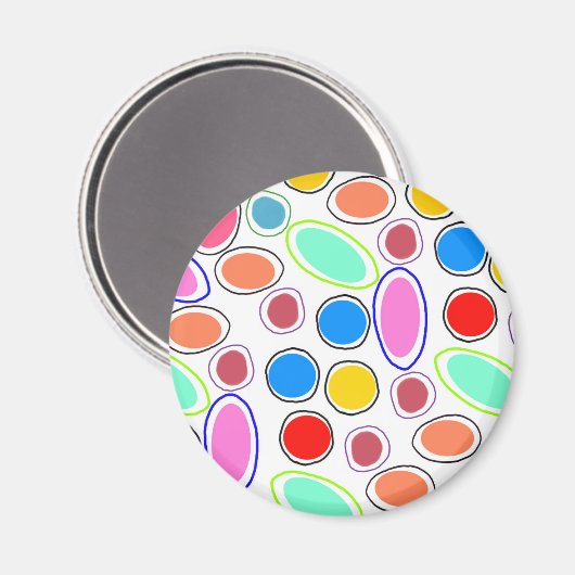 Candy Spots Magnet (Vorderseite/Rückseite)