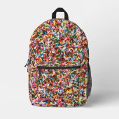 Candy Sprinkles Bedruckter Rucksack (Vorderseite)