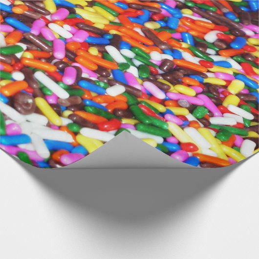 Candy Sprinkles Geschenkpapier (Ecke)
