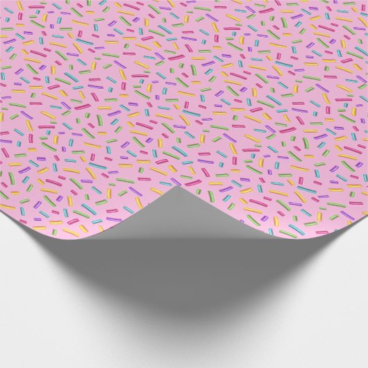 Candy Sprinkles Geschenkpapier (Ecke)