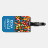 Candy Sprinkles | Name hinzufügen Gepäckanhänger (Rückseite horizontal)