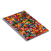 Candy Sprinkles Notizblock (Rechte Seite)